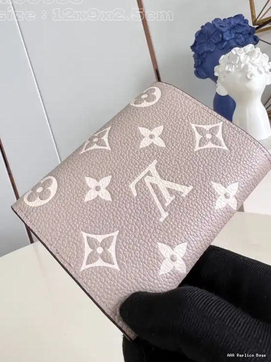 Aaa replica bags VUITTON cm VICTORINE LOUIS WALLET-12*9.5*2.5 0509